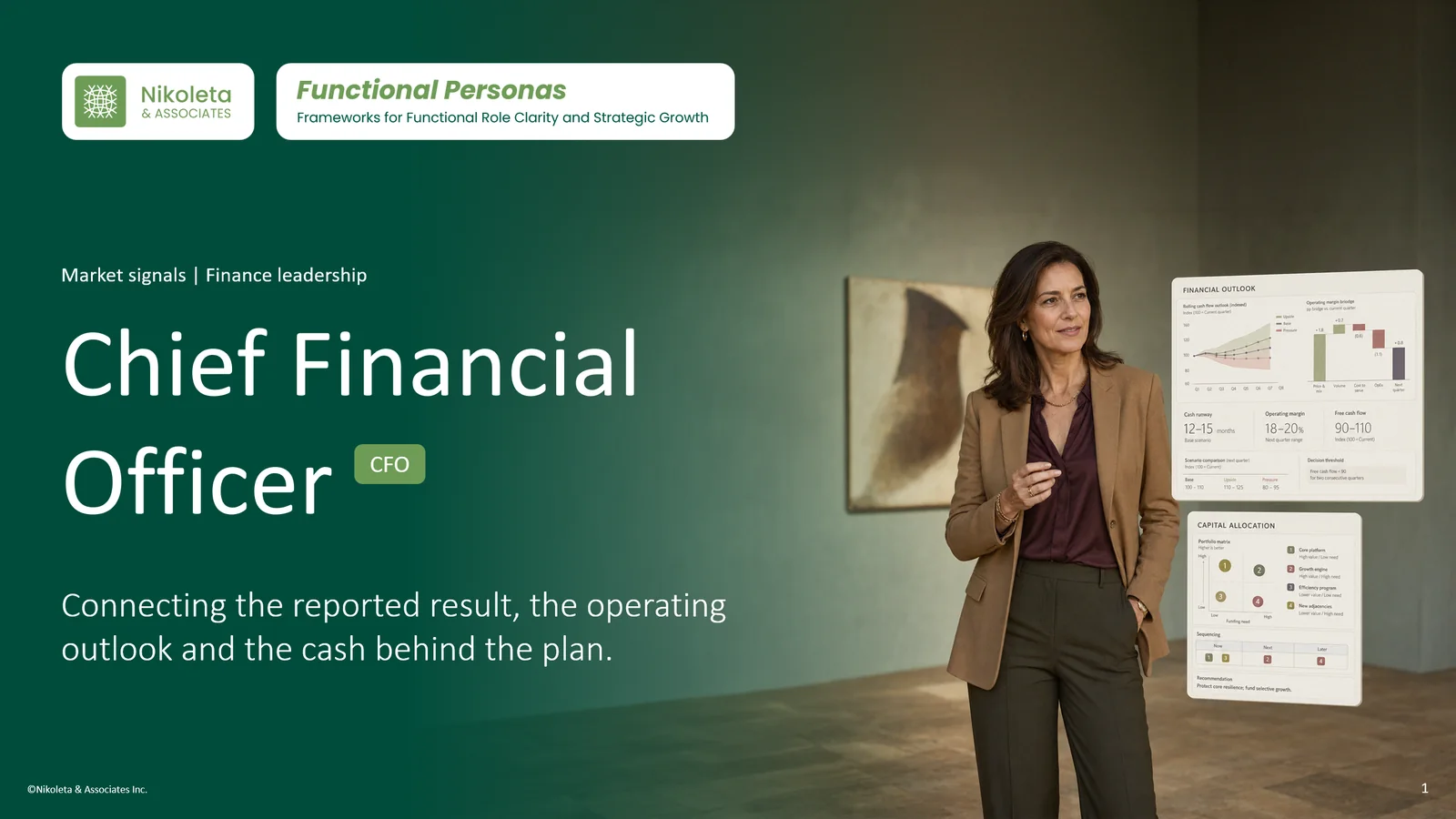 Cover of the Chief Financial Officer functional persona PDF