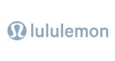 lululemon logo gray PNG