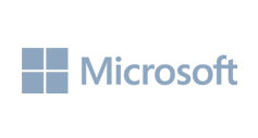 Microsoft logo gray PNG