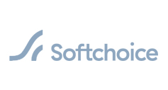 Softchoice logo gray PNG